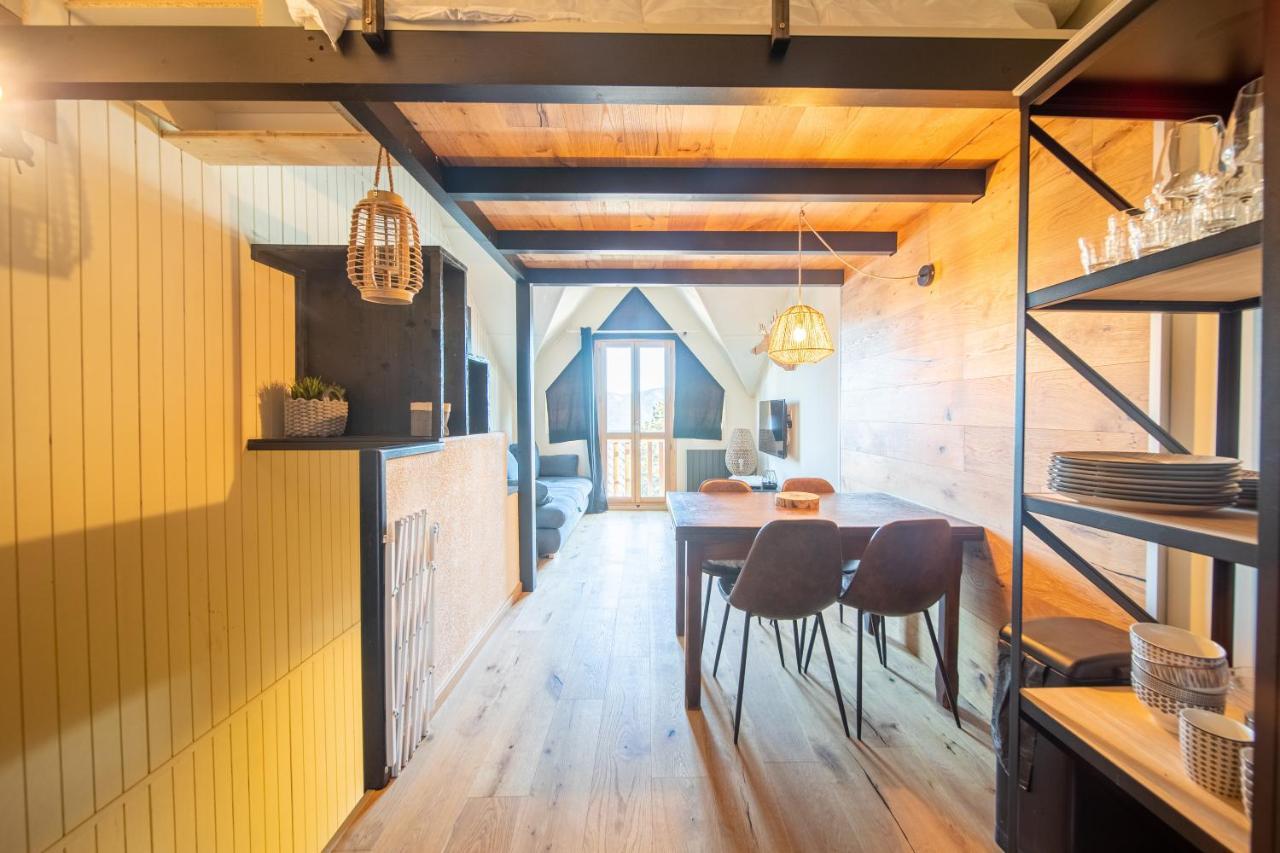 Apartament Le Cerf - Duplex Avec Superbe Vue Montagne Angles Zewnętrze zdjęcie