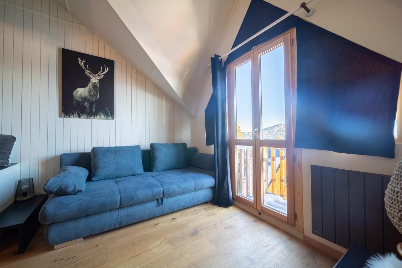 Apartament Le Cerf - Duplex Avec Superbe Vue Montagne Angles Zewnętrze zdjęcie