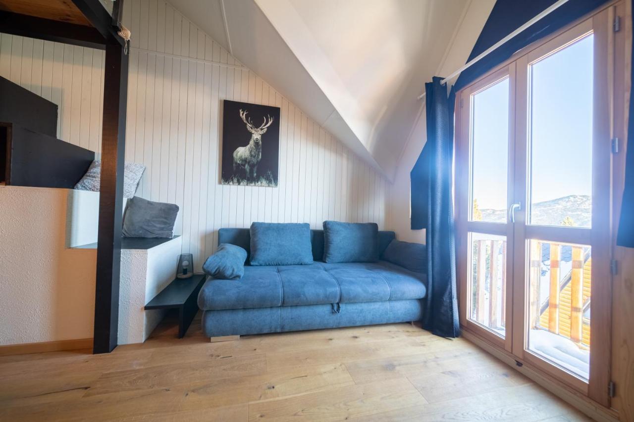 Apartament Le Cerf - Duplex Avec Superbe Vue Montagne Angles Zewnętrze zdjęcie